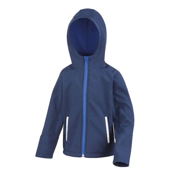 Giacca Junior  Soft Shell blu / XS - personalizzabile con logo