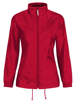 Giacca KWay Personalizzato Donna Rosso / XS - personalizzabile con logo