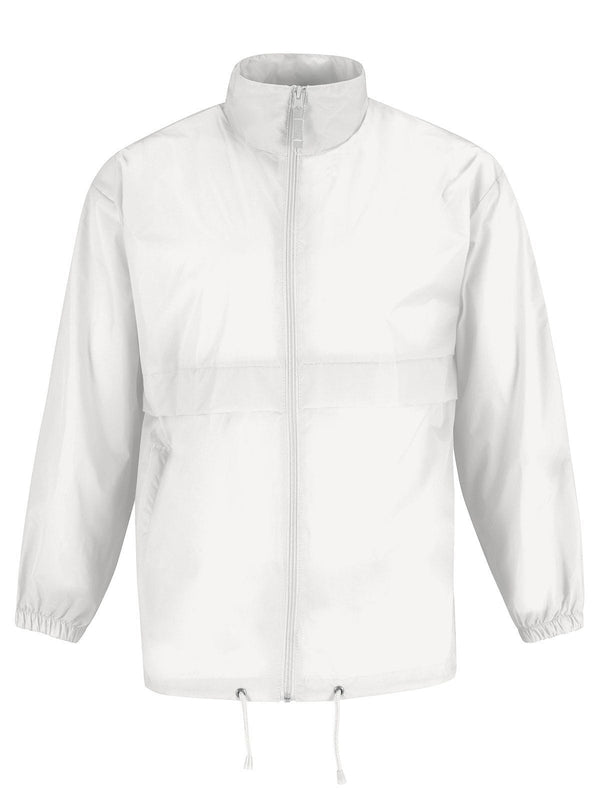 Giacca KWay Personalizzato Uomo Bianco / S - personalizzabile con logo