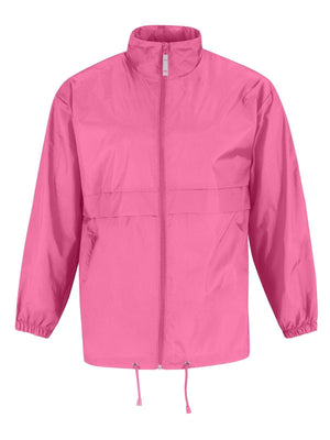 Giacca KWay Personalizzato Uomo Rosa / S - personalizzabile con logo