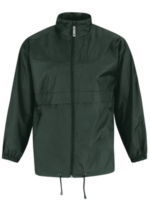 Giacca KWay Personalizzato Uomo Verde / S - personalizzabile con logo