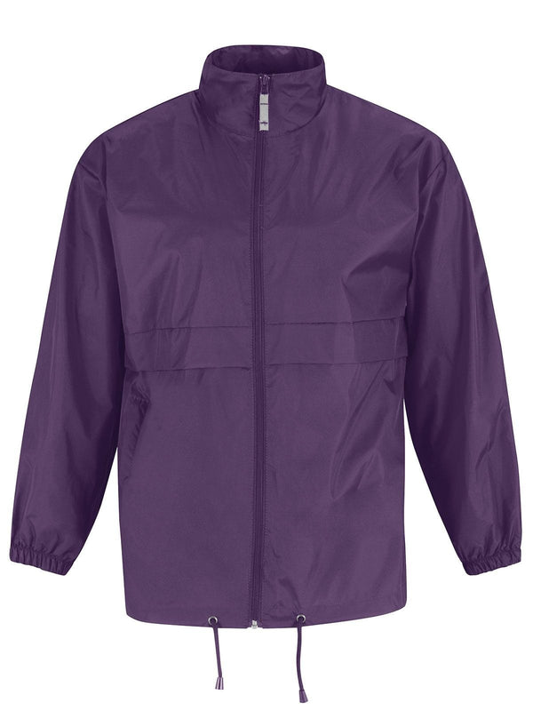 Giacca KWay Personalizzato Uomo Viola / S - personalizzabile con logo