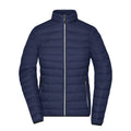 Giacca Ladies Down blu / S - personalizzabile con logo
