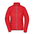 Giacca Ladies Down rosso / S - personalizzabile con logo