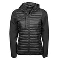 Giacca Ladies Hooded Crossover nero / S - personalizzabile con logo
