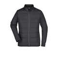Giacca Ladies Hybrid nero / S - personalizzabile con logo