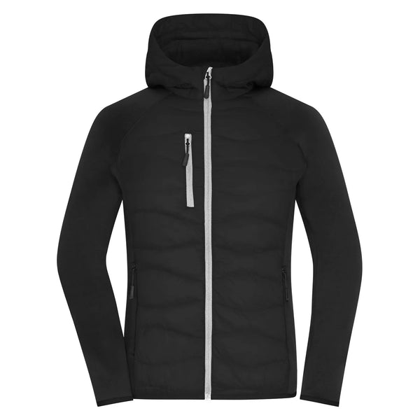 Giacca Ladies Hybrid nero / XS - personalizzabile con logo