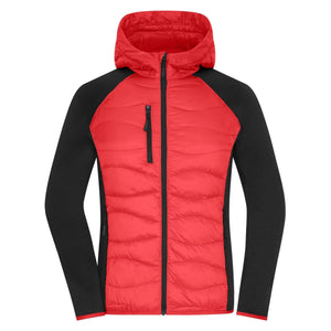 Giacca Ladies Hybrid rosso / XS - personalizzabile con logo