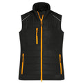 Giacca Ladies Hybrid Vest black/neon-orange / XS - personalizzabile con logo
