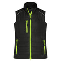 Giacca Ladies Hybrid Vest black/neon-yellow / XS - personalizzabile con logo