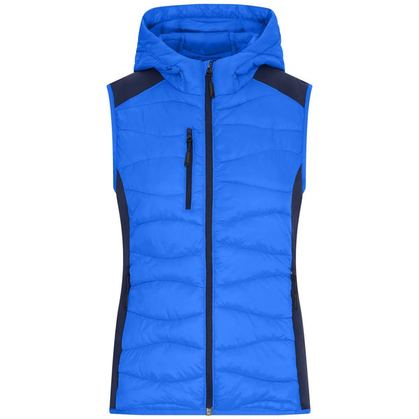 Giacca Ladies Hybrid Vest blu / XS - personalizzabile con logo
