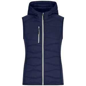Giacca Ladies Hybrid Vest navy/navy / XS - personalizzabile con logo