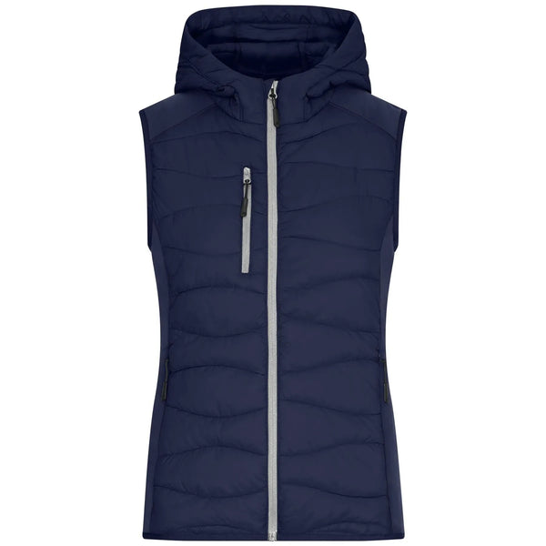 Giacca Ladies Hybrid Vest navy/navy / XS - personalizzabile con logo