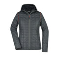 Giacca Ladies Knitted Hybrid grigio / S - personalizzabile con logo