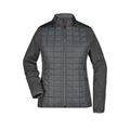 Giacca Ladies Knitted Hybrid grigio / XS - personalizzabile con logo