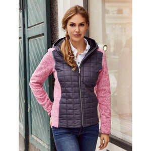 Giacca Ladies Knitted Hybrid - personalizzabile con logo