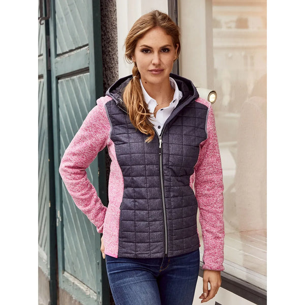 Giacca Ladies Knitted Hybrid - personalizzabile con logo