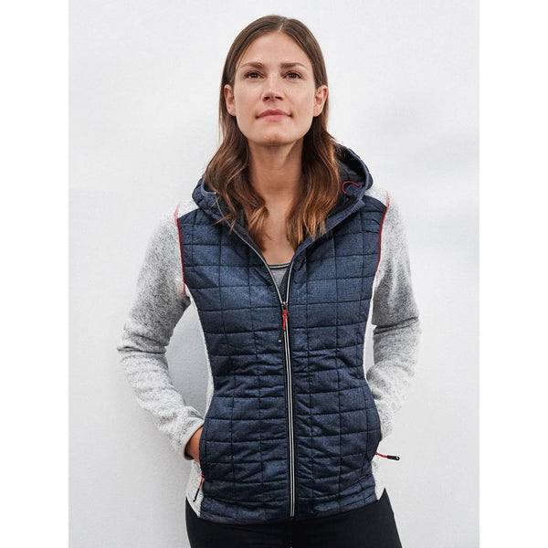 Giacca Ladies Knitted Hybrid - personalizzabile con logo