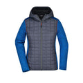 Giacca Ladies Knitted Hybrid royal / S - personalizzabile con logo
