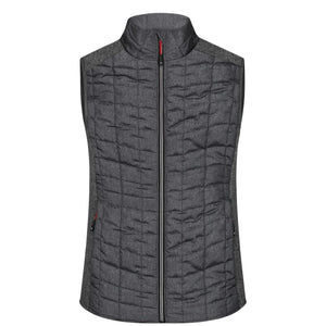 Giacca Ladies Knitted Hybrid Vest grigio / XS - personalizzabile con logo