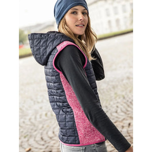 Giacca Ladies Knitted Hybrid Vest - personalizzabile con logo