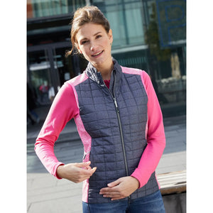 Giacca Ladies Knitted Hybrid Vest - personalizzabile con logo