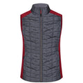 Giacca Ladies Knitted Hybrid Vest rosso / XS - personalizzabile con logo