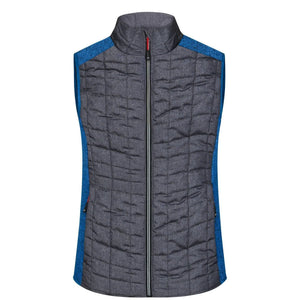 Giacca Ladies Knitted Hybrid Vest royal / XS - personalizzabile con logo