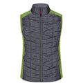 Giacca Ladies Knitted Hybrid Vest verde / XS - personalizzabile con logo