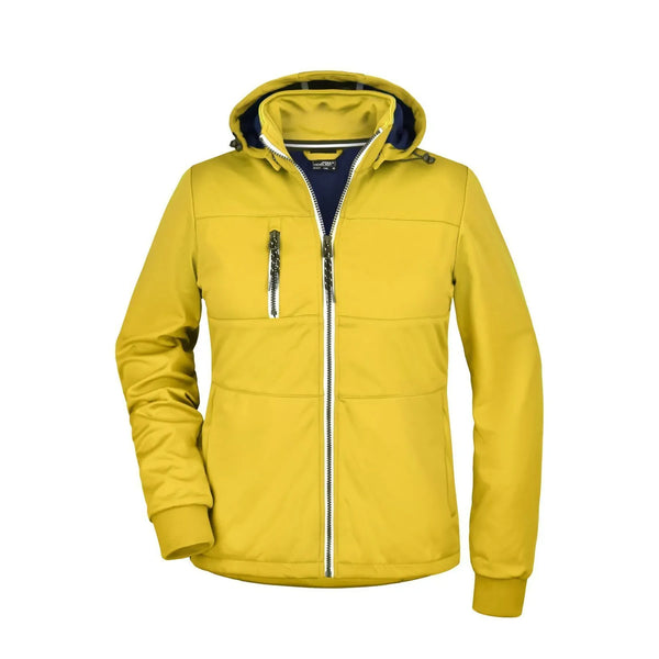 Giacca Ladies Maritime giallo / S - personalizzabile con logo