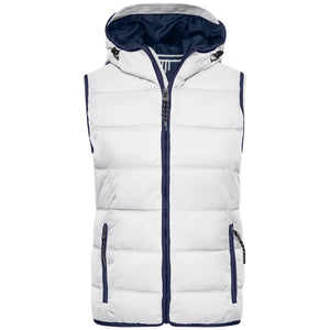 Giacca Ladies Maritime Vest bianco / S - personalizzabile con logo