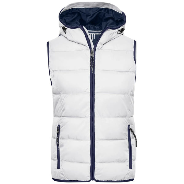 Giacca Ladies Maritime Vest bianco / S - personalizzabile con logo