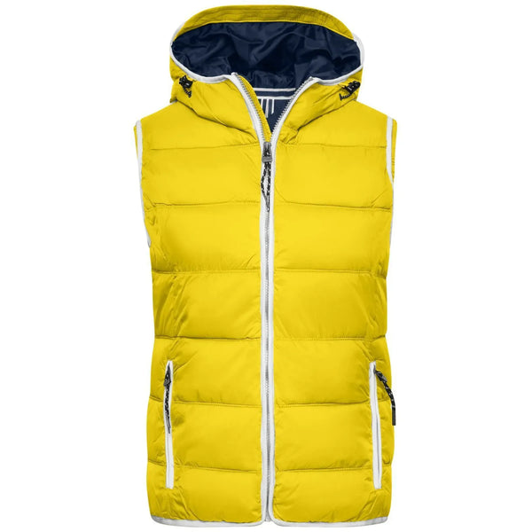 Giacca Ladies Maritime Vest giallo / S - personalizzabile con logo