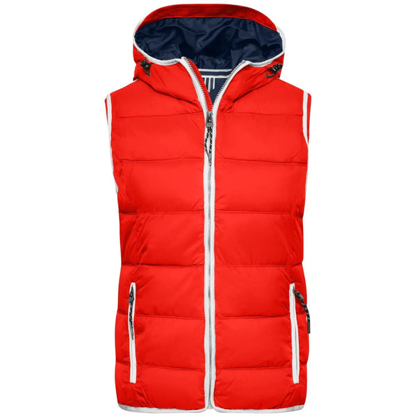 Giacca Ladies Maritime Vest rosso / S - personalizzabile con logo