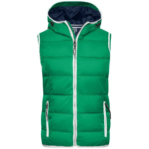 Giacca Ladies Maritime Vest verde / S - personalizzabile con logo