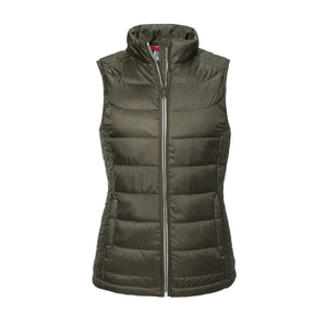 Giacca Ladies Nano Bodywarmer verde / XS - personalizzabile con logo