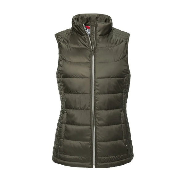 Giacca Ladies Nano Bodywarmer verde / XS - personalizzabile con logo