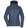 Giacca Ladies Outdoor Hybrid blu / S - personalizzabile con logo