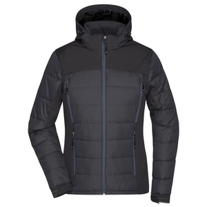 Giacca Ladies Outdoor Hybrid nero / S - personalizzabile con logo