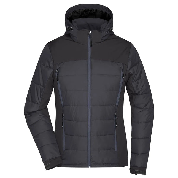 Giacca Ladies Outdoor Hybrid nero / S - personalizzabile con logo