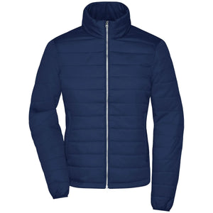 Giacca Ladies Padded blu / S - personalizzabile con logo
