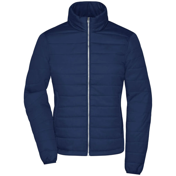 Giacca Ladies Padded blu / S - personalizzabile con logo
