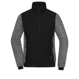 Giacca Ladies Padded Hybrid nero / XS - personalizzabile con logo
