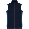 Giacca Ladies Padded Hybrid Vest blu / XS - personalizzabile con logo