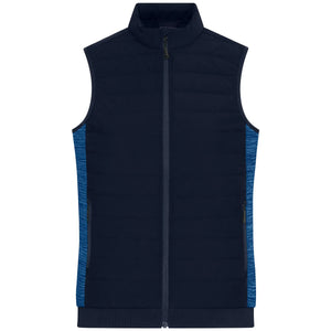 Giacca Ladies Padded Hybrid Vest blu / XS - personalizzabile con logo