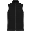 Giacca Ladies Padded Hybrid Vest nero / XS - personalizzabile con logo