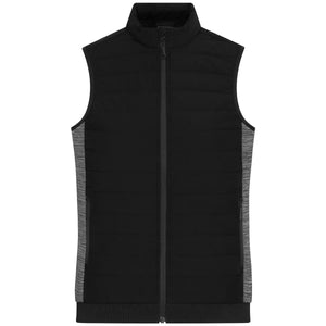 Giacca Ladies Padded Hybrid Vest nero / XS - personalizzabile con logo