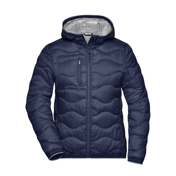 Giacca Ladies Padded navy/silver / XS - personalizzabile con logo