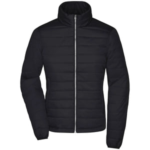 Giacca Ladies Padded nero / S - personalizzabile con logo