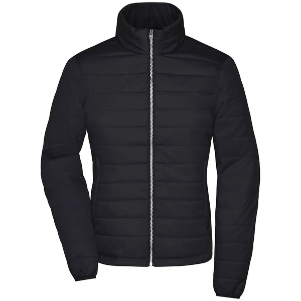 Giacca Ladies Padded nero / S - personalizzabile con logo